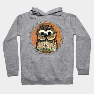 Fun Owl Original Art Hoodie